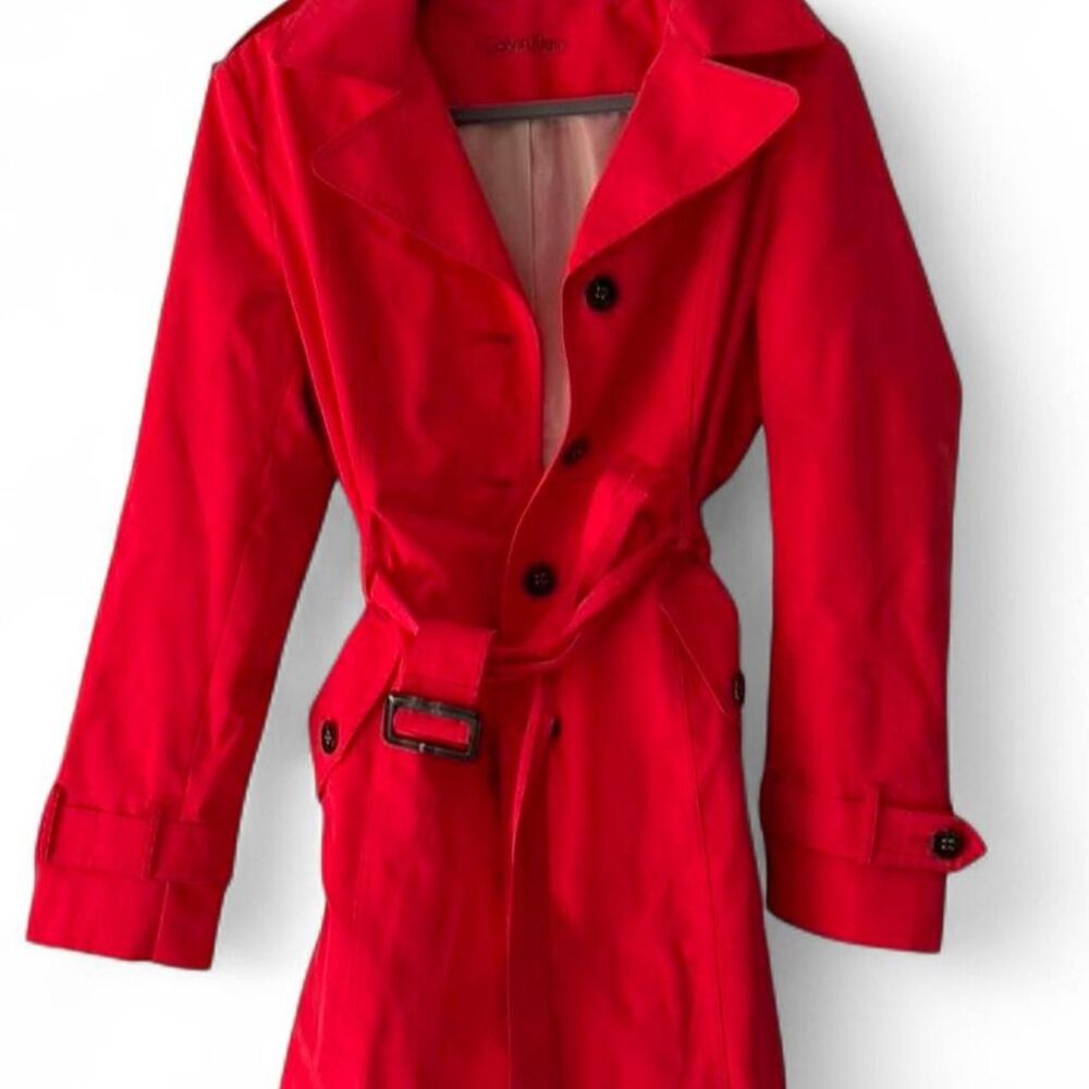 Calvin-klein Women's Red and Orange Jacket